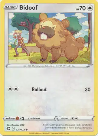 Brilliant Stars - 120/172 - Bidoof Brilliant Stars - 120/172 - Bidoof