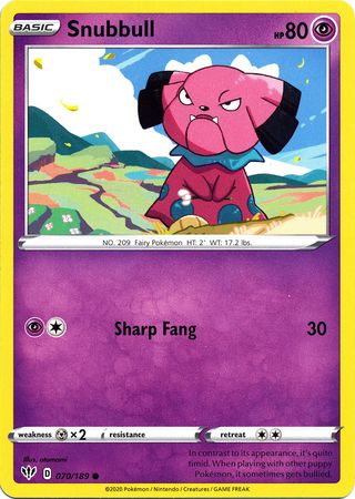 Darkness Ablaze - 070/189 - Snubbull