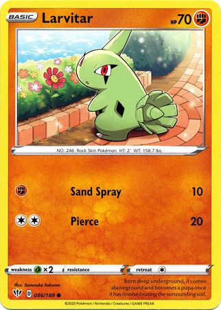 Darkness Ablaze - 086/189 - Larvitar