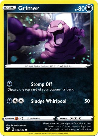 Darkness Ablaze - 100/189 - Grimer