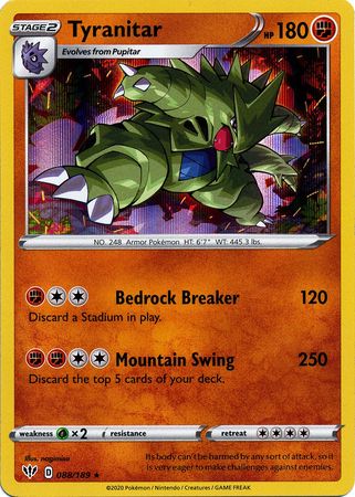 Darkness Ablaze - 088/189 - Tyranitar (Holo)