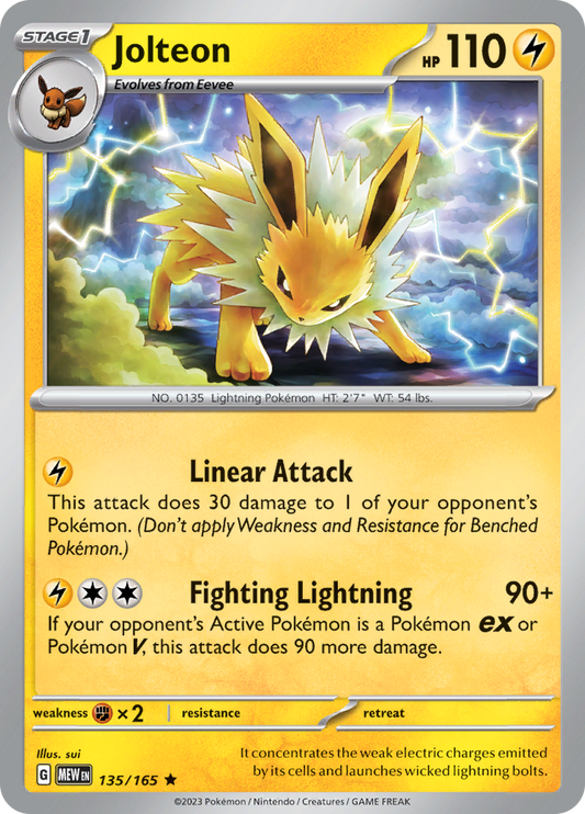 151 - 135/165 - Jolteon (Holo)