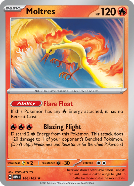 151 - 146/165 - Moltres (Holo)