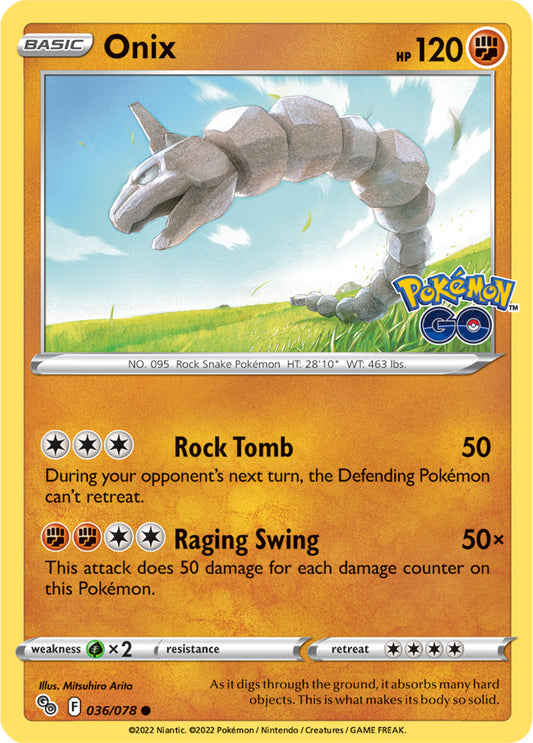 Pokémon GO - 036/078 - Onix