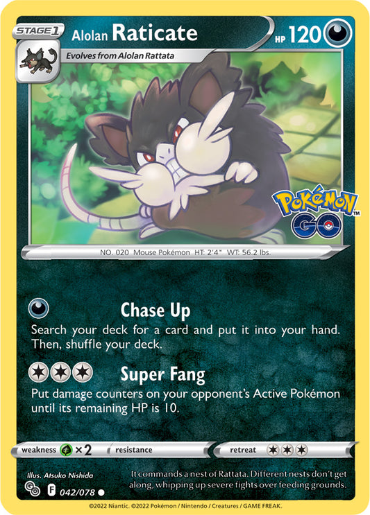 Pokémon GO - 042/078 - Alolan Raticate