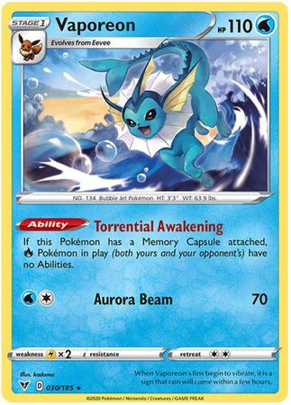 Vivid Voltage - 030/185 - Vaporeon