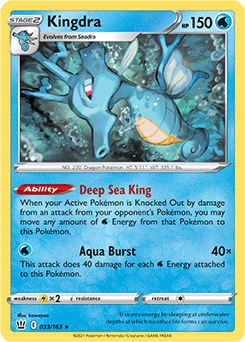 Battle Styles - 033/163 - Kingdra (Holo)