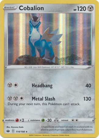 Chilling Reign - 114/198 - Cobalion (Holo)