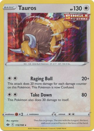 Chilling Reign - 115/198 - Tauros (Holo)