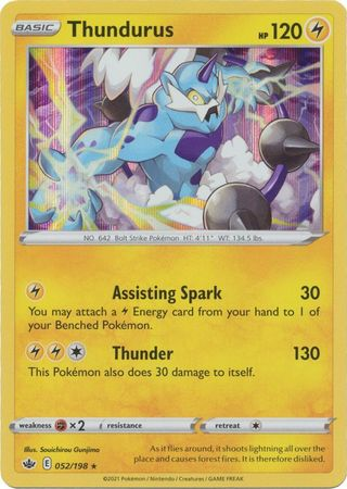 Chilling Reign - 052/198 - Thundurus (Holo)