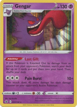 Chilling Reign - 057/198 - Gengar (Holo)