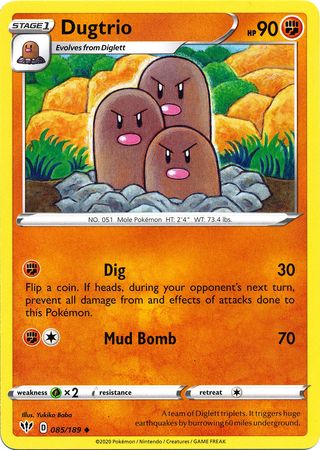 Darkness Ablaze - 085/189 - Dugtrio