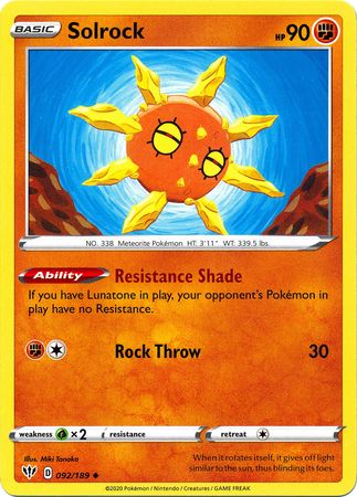 Darkness Ablaze - 092/189 - Solrock