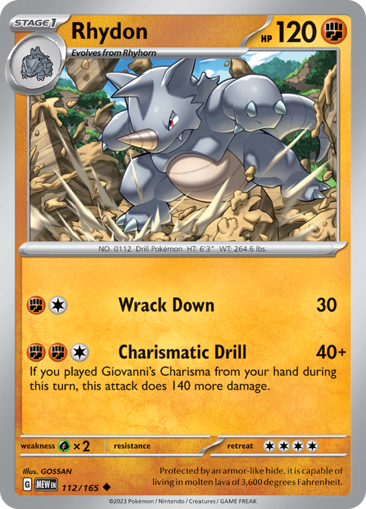 151 - 112/165 - Rhydon
