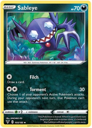 Vivid Voltage - 105/185 - Sableye