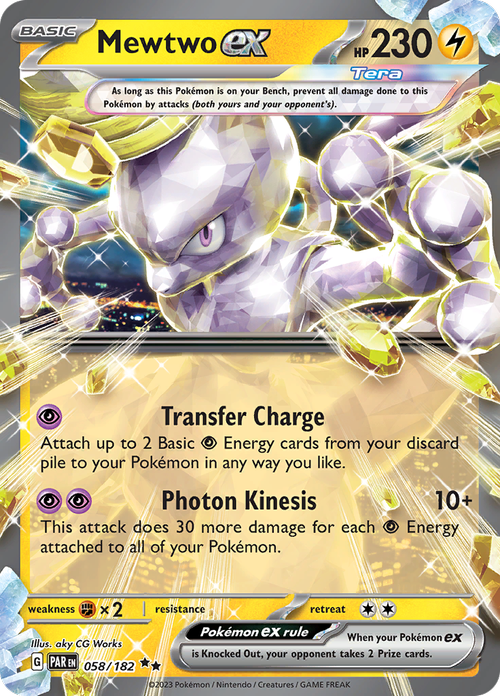 Paradox Rift - 058/182 - Mewtwo ex