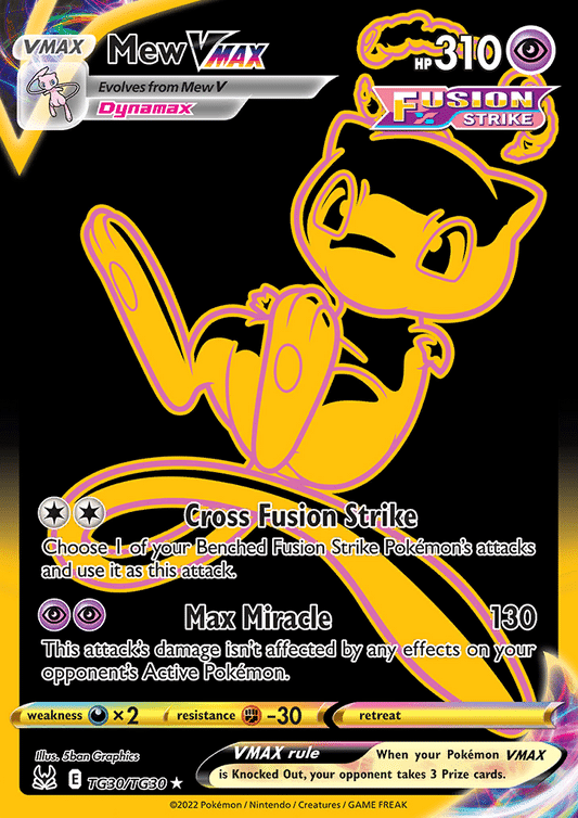 Lost Origin - TG30/TG30 - Mew VMAX (złota)