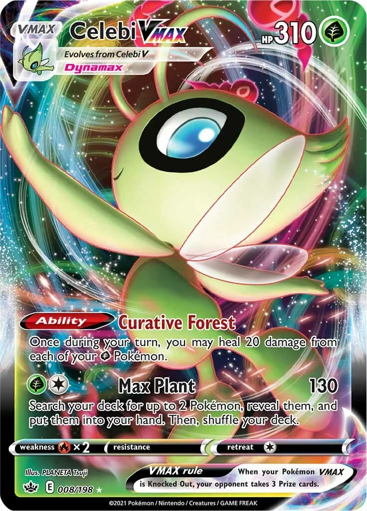 Chilling Reign - 008/198 - Celebi VMAX