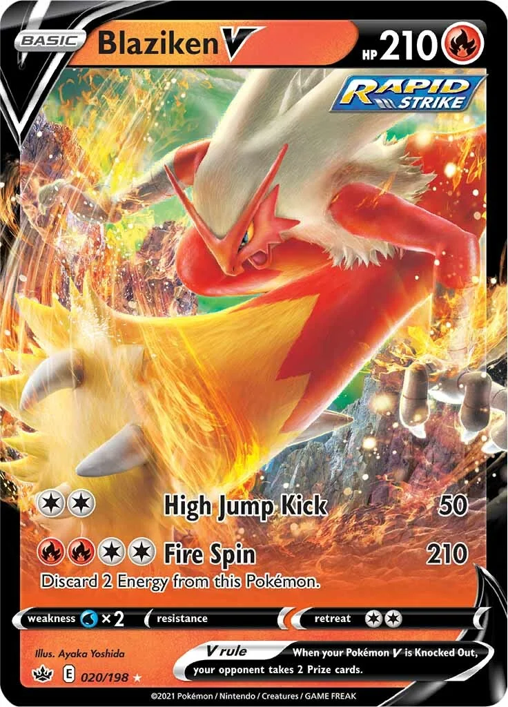 Chilling Reign - 020/198 - Blaziken V