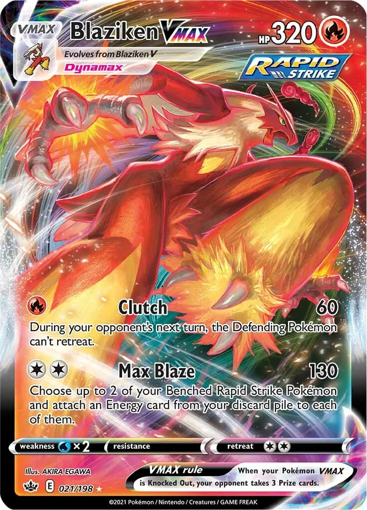 Chilling Reign - 021/198 - Blaziken VMAX
