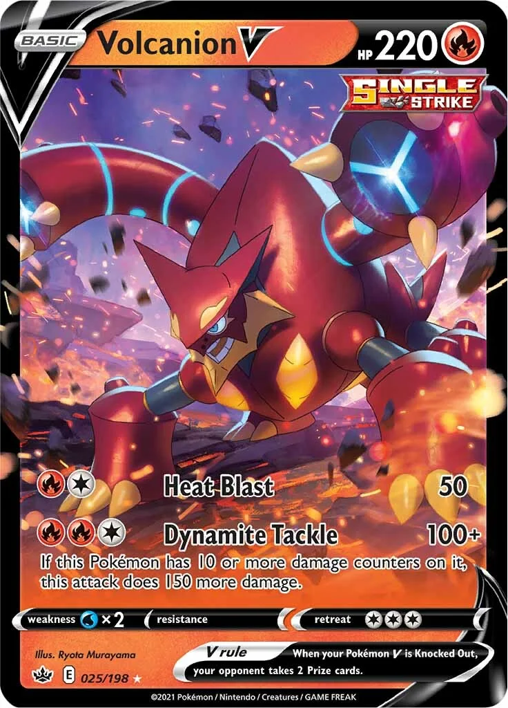 Chilling Reign - 025/198 - Volcanion V