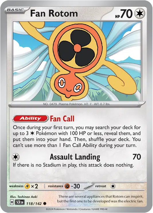 Stellar Crown - 118/142 - Fan Rotom