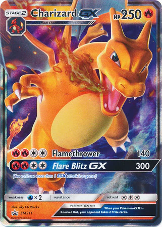 Sun & Moon Promos - SM211 - Charizard GX