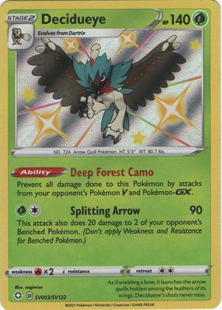 Shining Fates - SV003/SV122 - Decidueye
