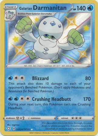 Shining Fates - SV024/SV122 - Galarian Darmanitan