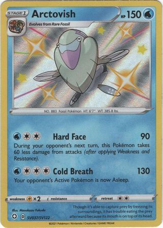 Karta Pokémon - Shining Fates - SV037/SV122 - Arctovish