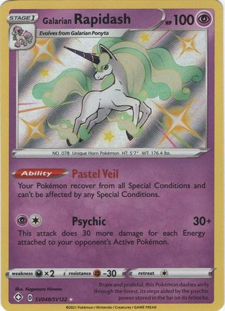 Karta Pokémon - Shining Fates - SV048/SV122 - Galarian Rapidash