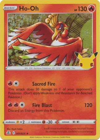 Celebrations - 001/025 - Ho-Oh (Holo)