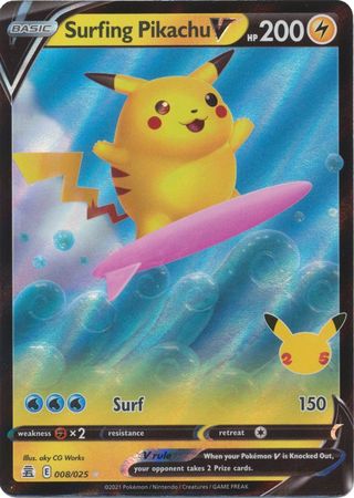 Celebrations - 008/025 - Surfing Pikachu V