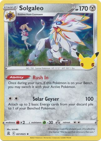 Celebrations - 021/025 - Solgaleo (Holo)