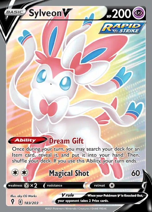 Evolving Skies - 183/203 - Sylveon V Evolving Skies - 183/203 - Sylveon V