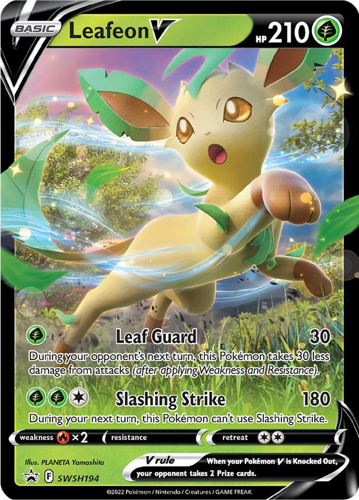 Black Star Promos - SWSH194 - Leafeon V
