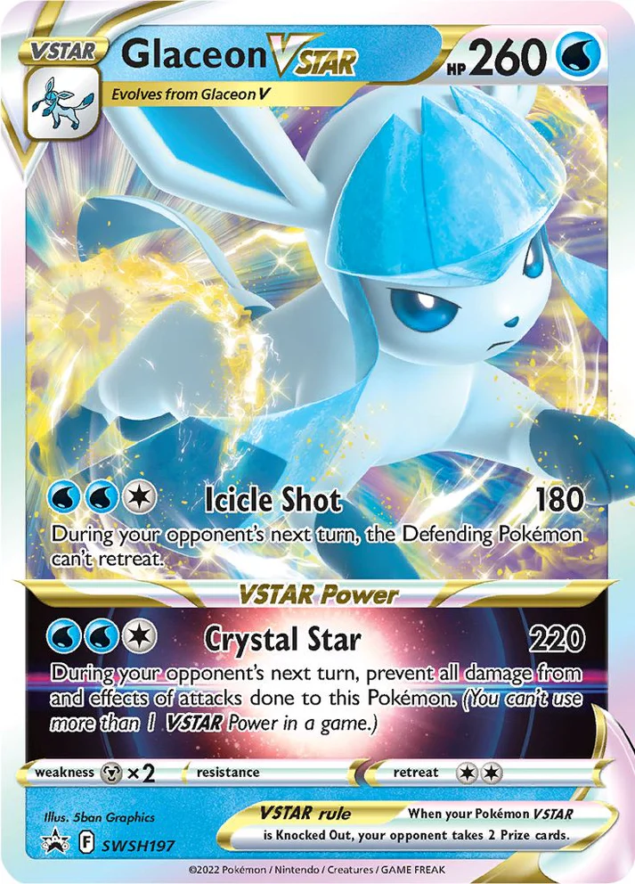 Black Star Promos - SWSH197 - Glaceon VSTAR