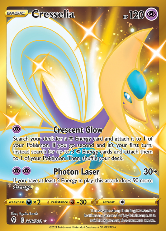 Evolving Skies - 228/203 - Cresselia (złota)