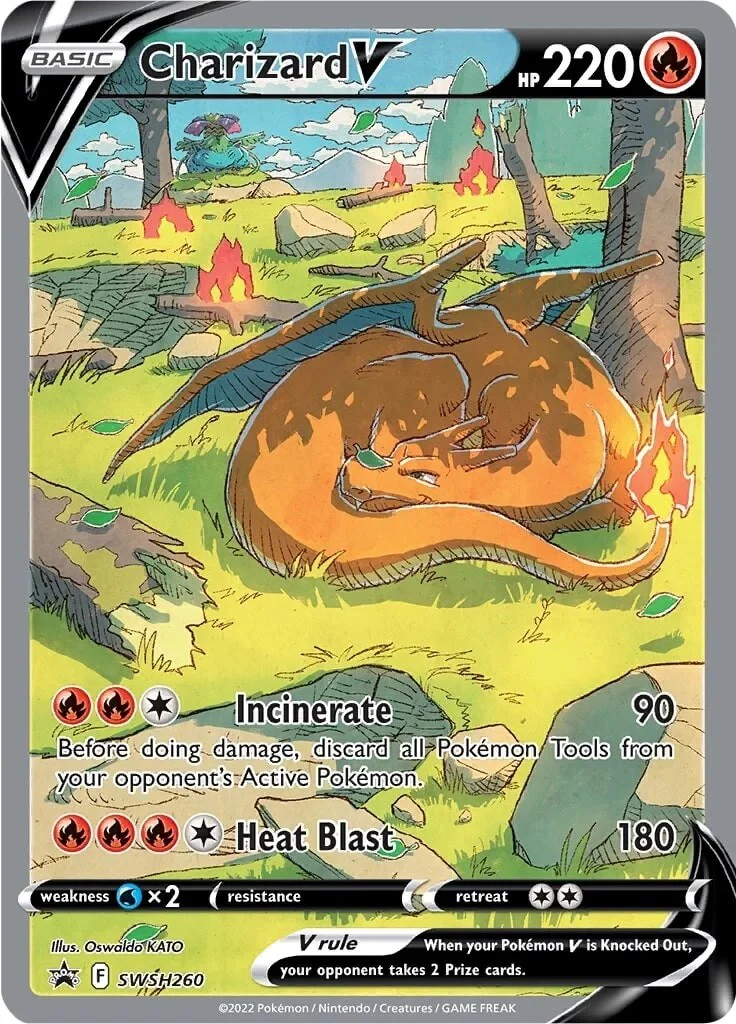 Sword & Shield Promos - SWSH260 - Charizard V
