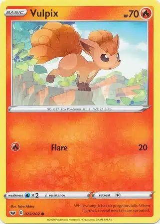 Common - Sword & Shield - 022/202 - Vulpix Sword & Shield - 022/202 - Vulpix