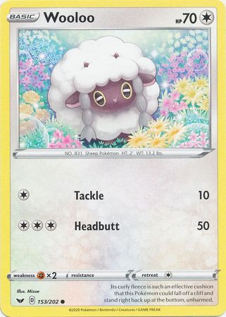 Sword & Shield - 153/202 - Wooloo