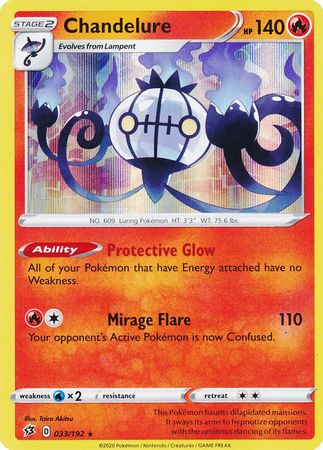 Rebel Clash - 033/192 - Chandelure (Holo)