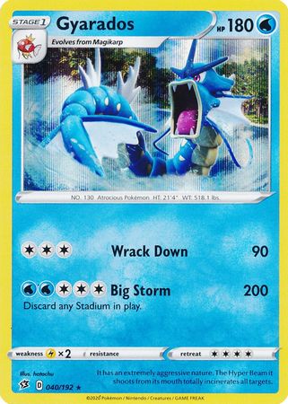 Rebel Clash - 040/192 - Gyarados (Holo)