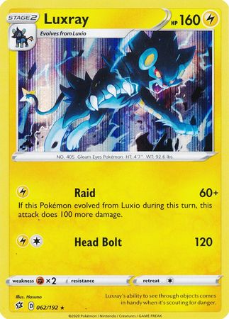 Rebel Clash - 062/192 - Luxray (Holo)