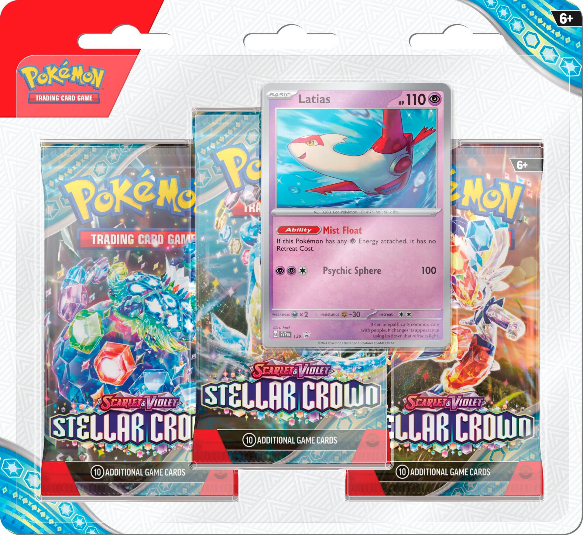 Pokemon: Stellar Crown - 3-pack - Latias