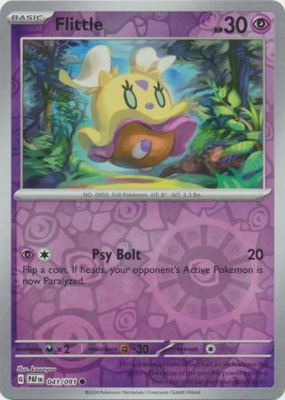 Karta Pokémon - Paldean Fates - 041/091 - Flittle (Reverse Holo)