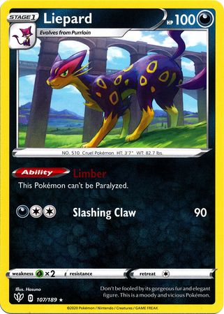 Darkness Ablaze - 107/189 - Liepard