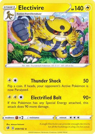 Rebel Clash - 059/192 - Electivire