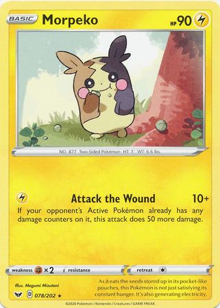 Sword & Shield - 078/202 - Morpeko