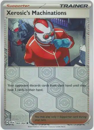 Reverse Holo - Shrouded Fable 064 Karta Pokémon - Shrouded Fable - 064/064 - Xerosic's Machinations (Reverse Holo) - obrazek 1